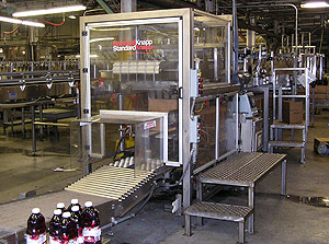 The Versatron™ 939S Servo Case Packer in action at Clement Pappas.