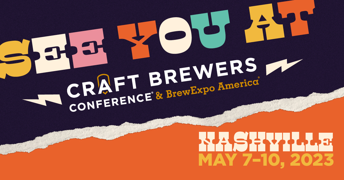 Save the Date: Craft Brewers Conference 5/7/23
